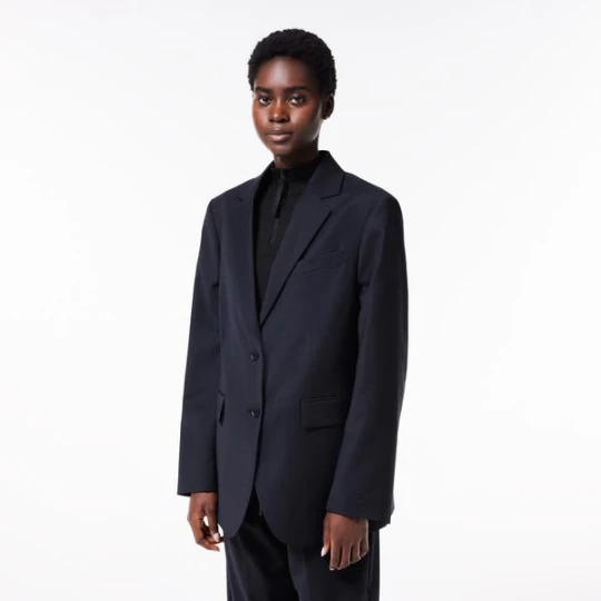 Zdjęcie produktu Wełniana marynarka Lacoste oversize