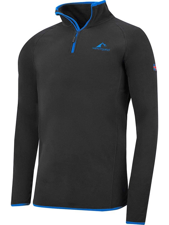 Zdjęcie produktu Westfjord Bluza polarowa "Hekla" w kolorze antracytowo-niebieskim rozmiar: XL