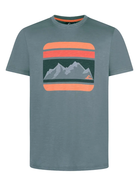 Zdjęcie produktu Westfjord Koszulka funkcyjna "Reykir" w kolorze pomarańczowo-oliwkowym rozmiar: 3XL
