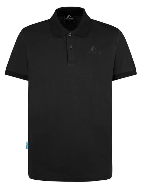 Zdjęcie produktu Westfjord Koszulka polo "Hekla" w kolorze czarnym rozmiar: M