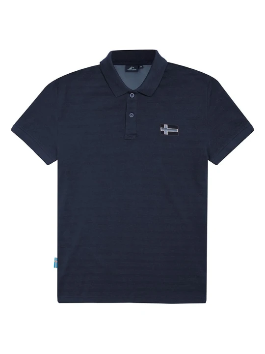 Zdjęcie produktu Westfjord Koszulka polo "Skogar" w kolorze granatowym rozmiar: XXL