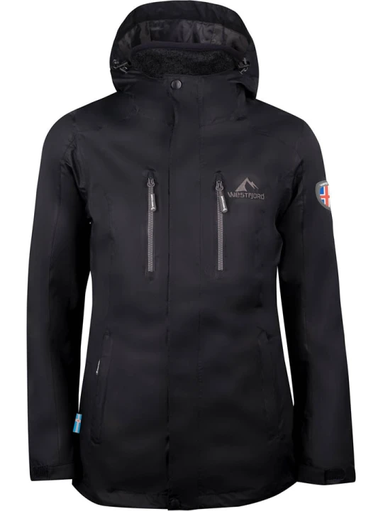 Zdjęcie produktu Westfjord Kurtka funkcyjna 3w1 "Hverfjall" w kolorze czarnym rozmiar: 3XL