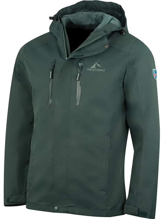 Zdjęcie produktu Westfjord Kurtka funkcyjna "Hengill" w kolorze ciemnozielonym rozmiar: 3XL
