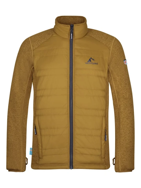 Zdjęcie produktu Westfjord Kurtka hybrydowa "Gullfoss" w kolorze musztardowym rozmiar: XL