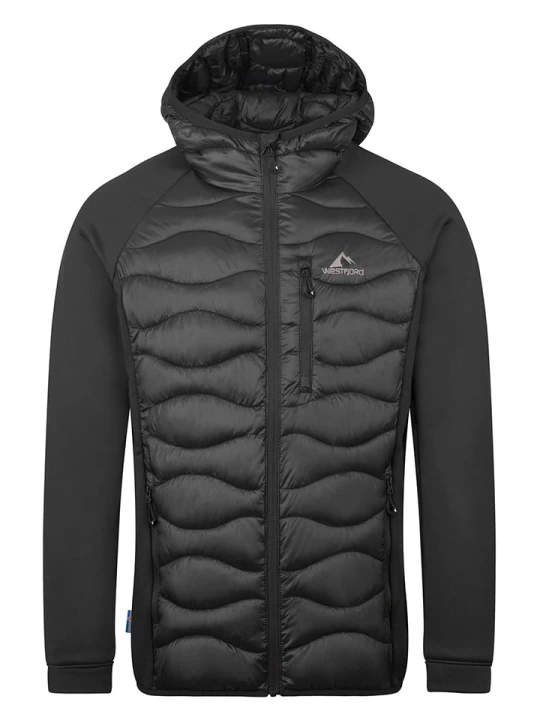 Zdjęcie produktu Westfjord Kurtka hybrydowa "Raudisandur" w kolorze czarnym rozmiar: XL