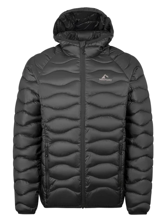Zdjęcie produktu Westfjord Kurtka pikowana "Dynjandi" w kolorze czarnym rozmiar: 4XL