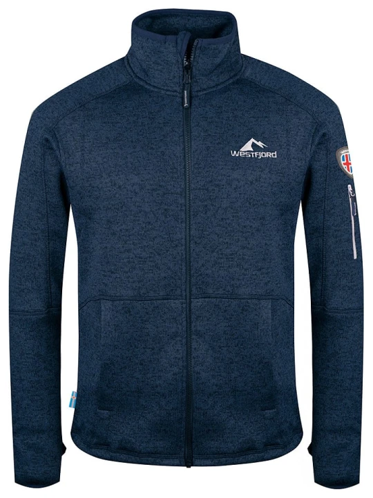Zdjęcie produktu Westfjord Kurtka polarowa "Katla" w kolorze niebieskim rozmiar: 3XL