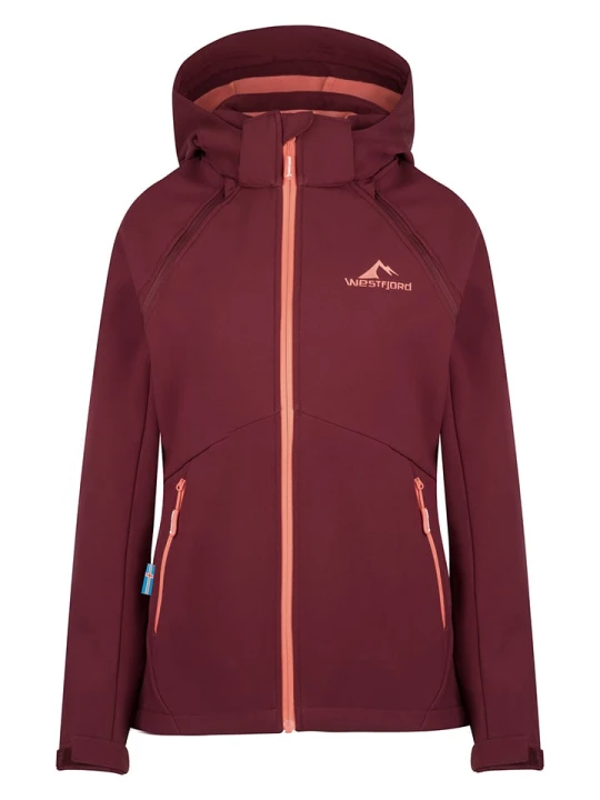 Zdjęcie produktu Westfjord Kurtka softshellowa 2w1 "Askja XT" w kolorze bordowym rozmiar: XL
