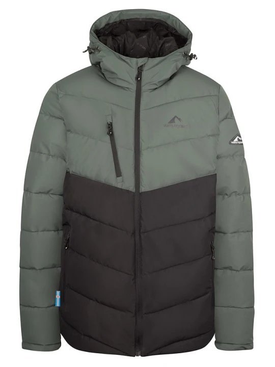 Zdjęcie produktu Westfjord Kurtka zimowa "Kirkjufell" w kolorze zielono-czarnym rozmiar: XL
