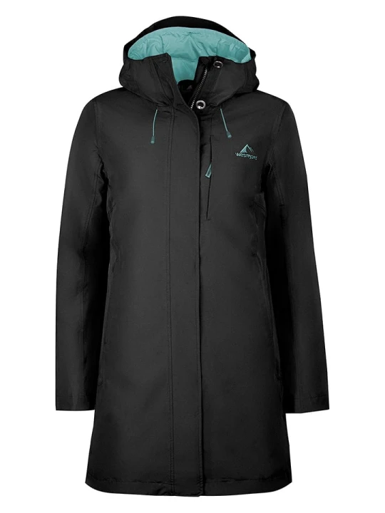 Zdjęcie produktu Westfjord Parka 3w1 "Skogafoss" w kolorze czarno-turkusowym rozmiar: XXL