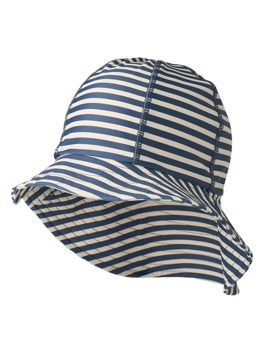 Zdjęcie produktu Wheat Kapelusz przeciwsłoneczny "Bora" w kolorze granatowo-kremowym rozmiar: 54 / 55 cm