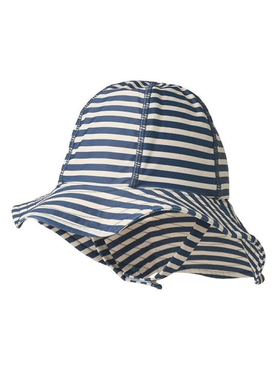 Zdjęcie produktu Wheat Kapelusz przeciwsłoneczny "Bora" w kolorze niebiesko-kremowym rozmiar: 48-51cm