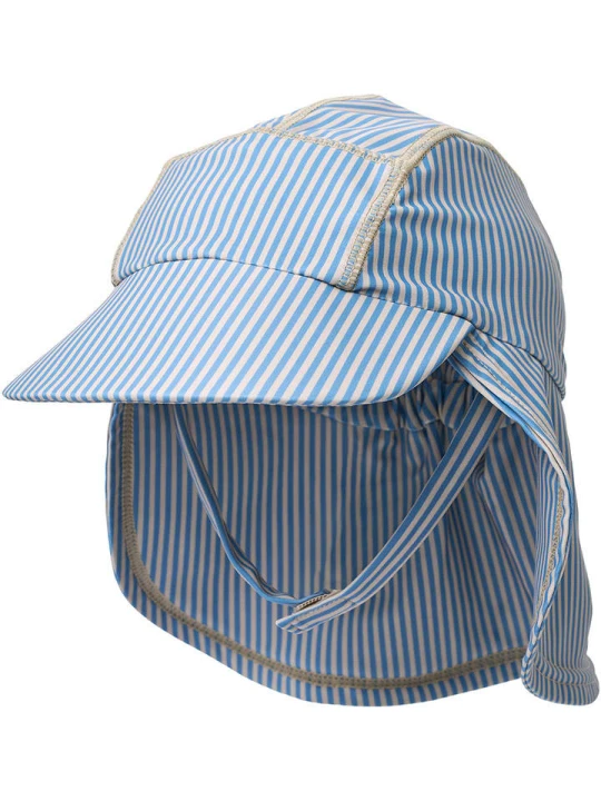 Zdjęcie produktu Wheat Kapelusz przeciwsłoneczny "Tonga" w kolorze kremowo-niebieskim rozmiar: 48-51 cm