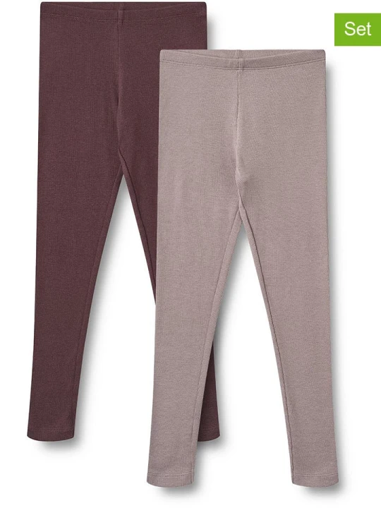 Zdjęcie produktu Wheat Legginsy (2 szt.) "Maddy" w kolorze fioletowym rozmiar: 140