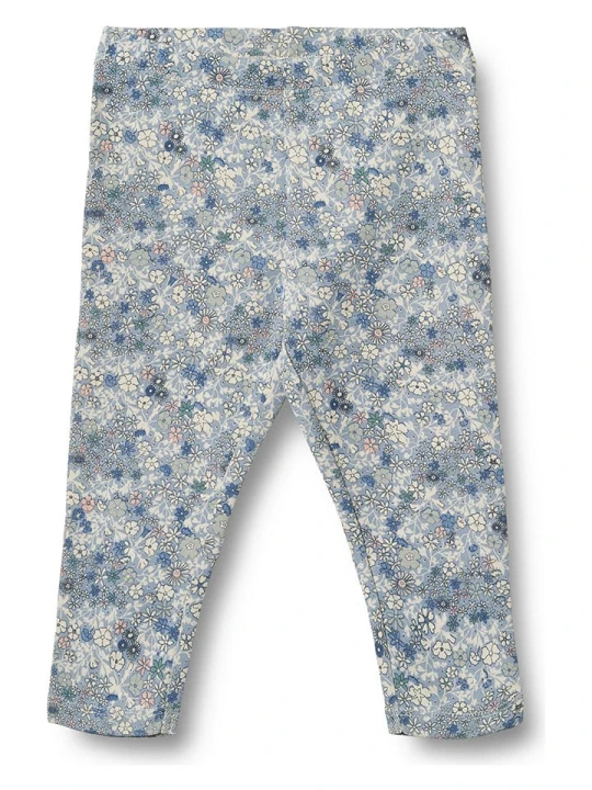 Zdjęcie produktu Wheat Legginsy "Jules" w kolorze błękitno-biało-jasnoróżowym rozmiar: 80
