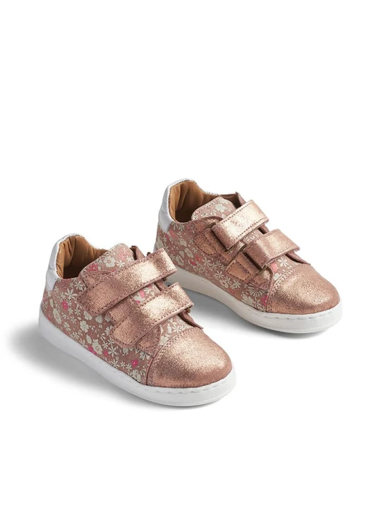 Zdjęcie produktu Wheat Skórzane sneakersy "Velo" w kolorze jasnoróżowym rozmiar: 28