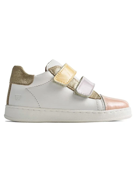 Zdjęcie produktu Wheat Skórzane sneakersy w kolorze białym rozmiar: 29