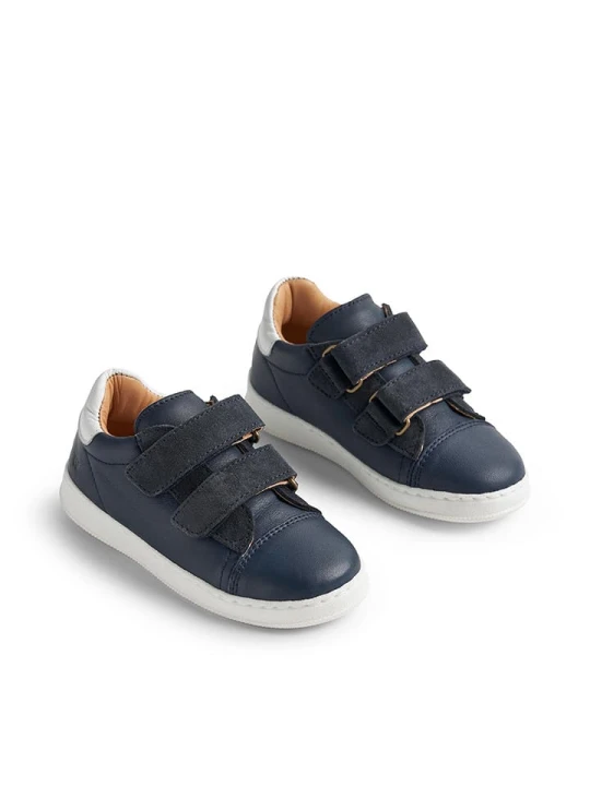 Zdjęcie produktu Wheat Skórzane sneakersy w kolorze granatowym rozmiar: 28