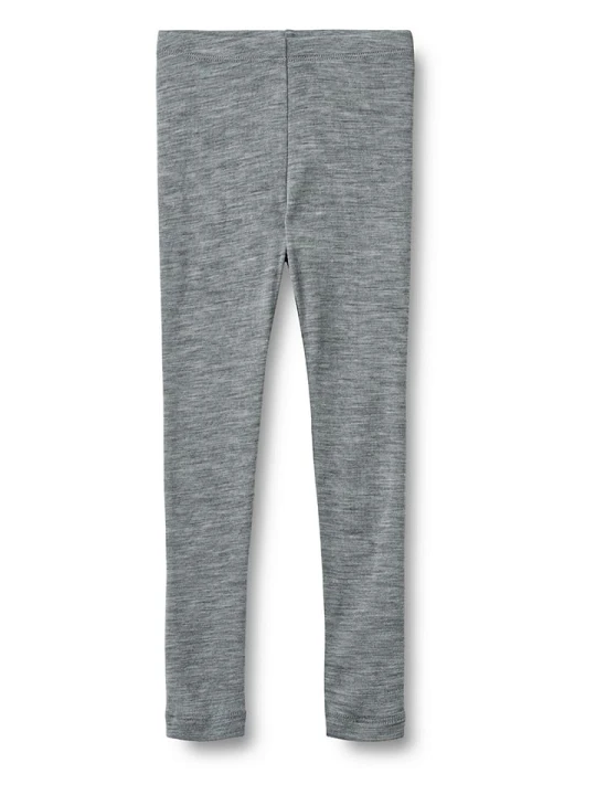 Zdjęcie produktu Wheat Wełniane legginsy "Agi" w kolorze szarym rozmiar: 128
