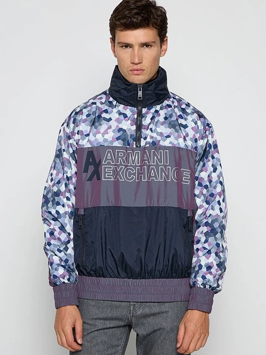 Zdjęcie produktu Wiatrówka Armani Exchange niebieski