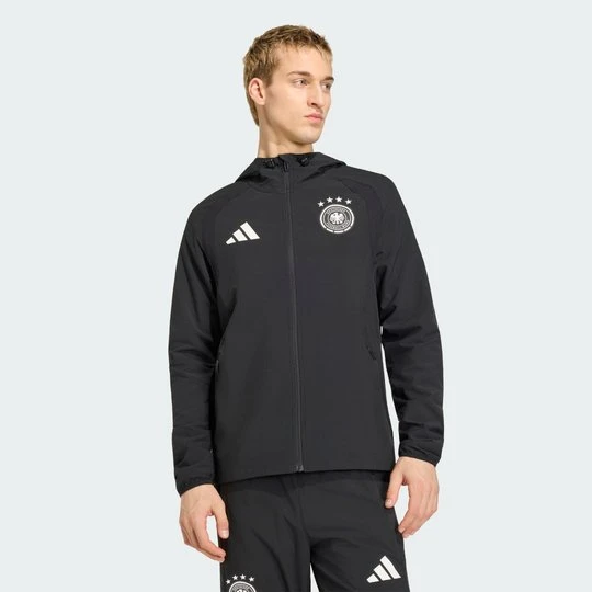 Zdjęcie produktu Wiatrówka Niemcy Tiro Travel Full Zip Adidas czarny