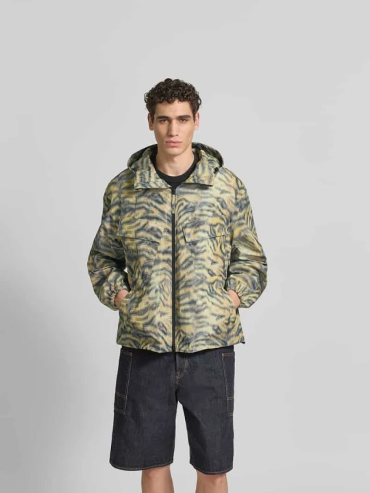 Zdjęcie produktu Wiatrówka z kapturem, krój regular fit Kenzo Jasnożółty