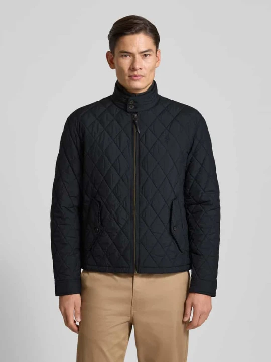 Zdjęcie produktu Wiatrówka z pikowaniem i wyhaftowanym logo Polo Ralph Lauren Czarny