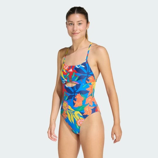Zdjęcie produktu WIĄZANY Z TYŁU KOSTIUM KĄPIELOWY MEXICANA FLORALS Adidas