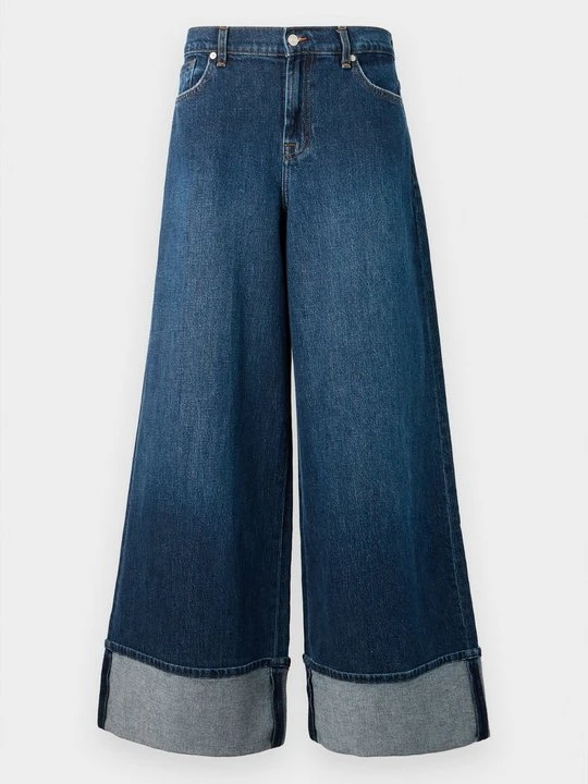 Zdjęcie produktu Wide leg 7 For All Mankind ciemnoniebieski