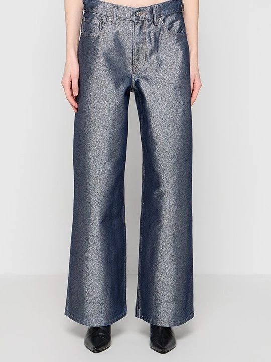 Zdjęcie produktu Wide leg Abercrombie & Fitch granatowy