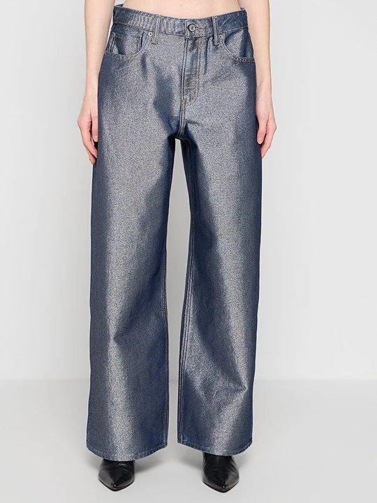 Zdjęcie produktu Wide leg Abercrombie & Fitch granatowy