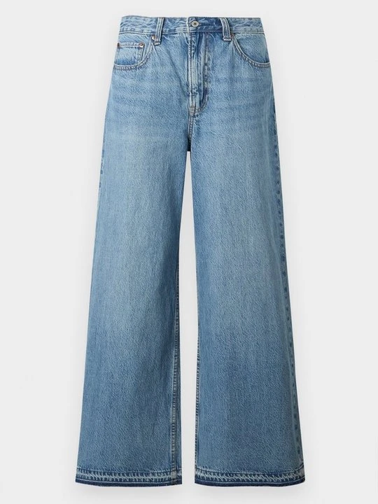 Zdjęcie produktu Wide leg Abercrombie & Fitch jasnoniebieski denim