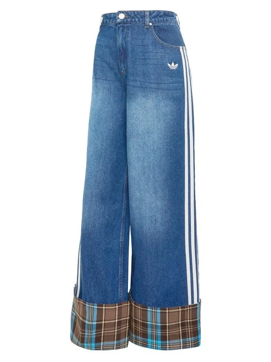 Zdjęcie produktu Wide leg adidas Originals niebieski denim