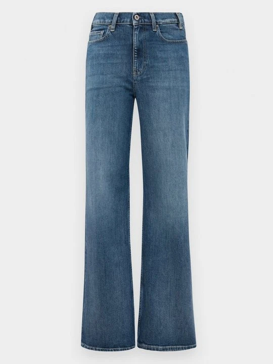 Zdjęcie produktu Wide leg Ag Jeans niebieski denim
