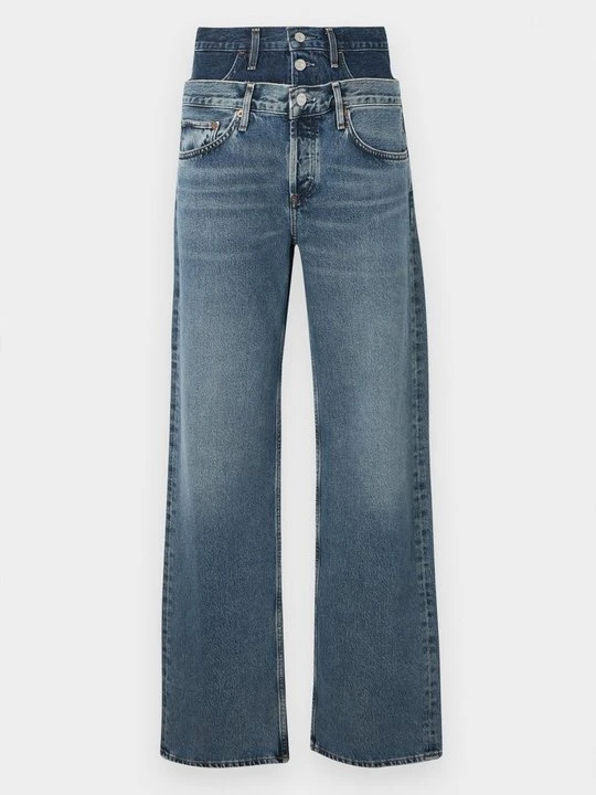Zdjęcie produktu Wide leg Agolde niebieski denim