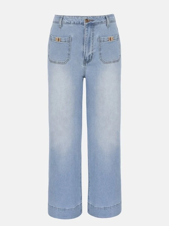 Zdjęcie produktu Wide leg Anna Field By Zalando niebieski denim