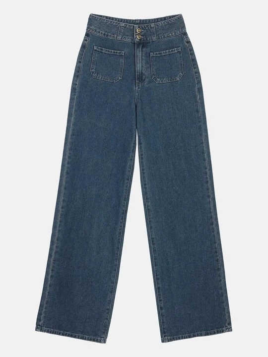 Zdjęcie produktu Wide leg Anna Field Tall By Zalando niebieski denim