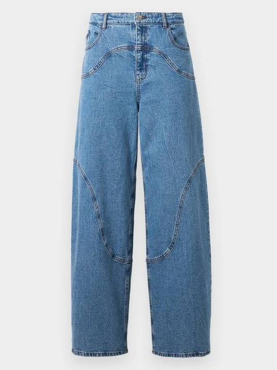 Zdjęcie produktu Wide leg BAUM UND PFERDGARTEN jasnoniebieski denim