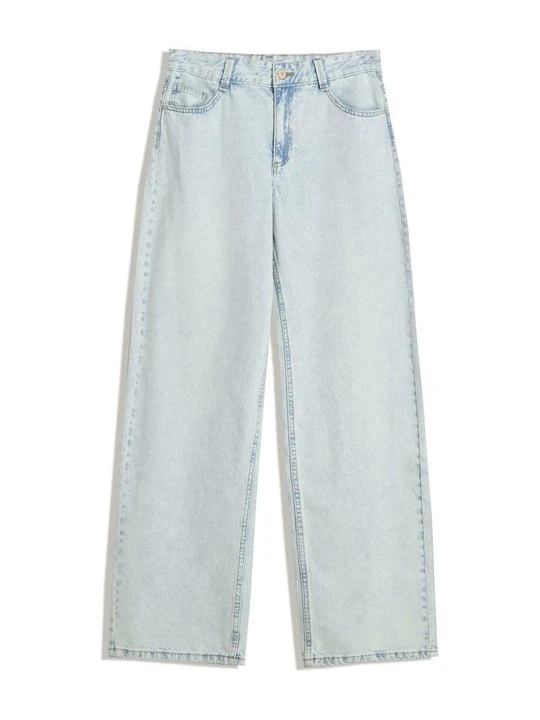 Zdjęcie produktu Wide leg Bershka jasnoniebieski