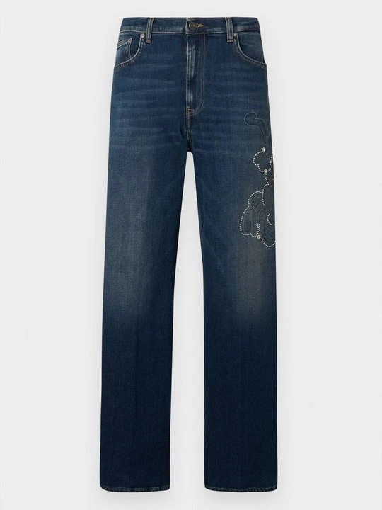 Zdjęcie produktu Wide leg Dondup niebieski denim