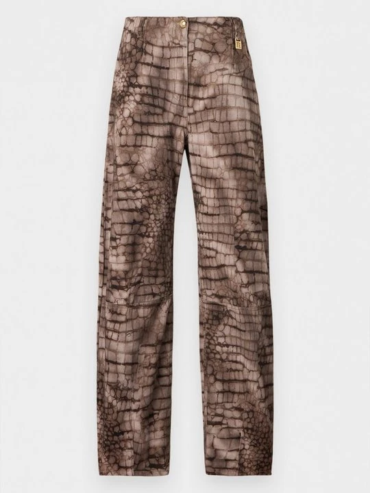Zdjęcie produktu Wide leg Elisabetta Franchi ciemnobrązowy
