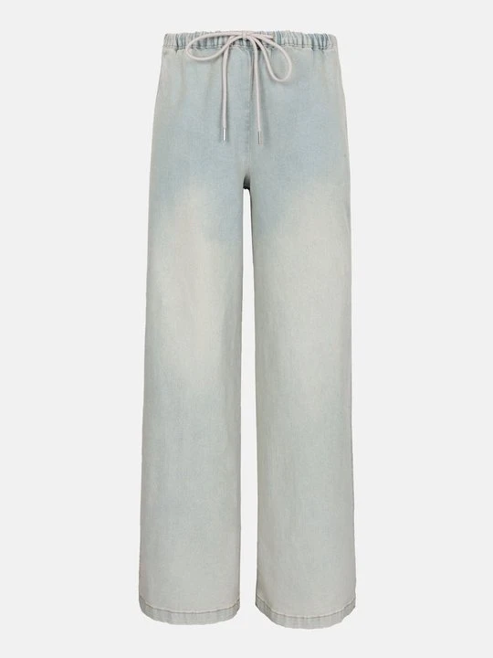 Zdjęcie produktu Wide leg Even&Odd jasnoniebieski denim