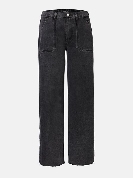Zdjęcie produktu Wide leg Even&Odd ciemnoszary