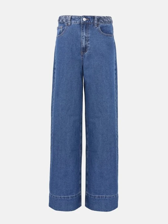 Zdjęcie produktu Wide leg Even&Odd Tall By Zalando niebieski denim