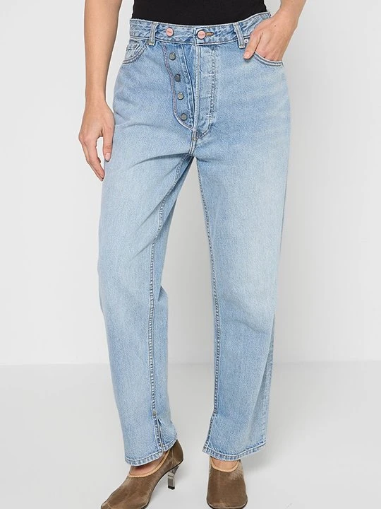 Zdjęcie produktu Wide leg Ganni jasnoniebieski