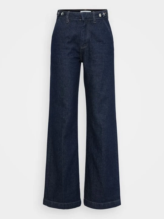 Zdjęcie produktu Wide leg Gina Tricot ciemnoniebieski denim