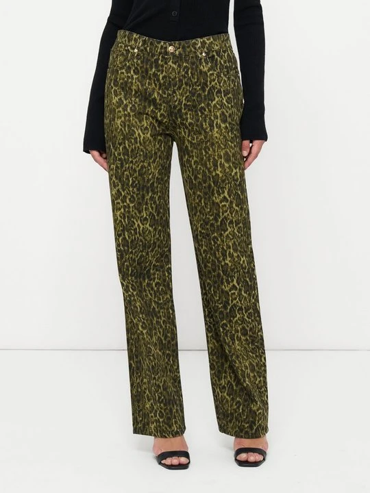 Zdjęcie produktu Wide leg Just Cavalli oliwkowy