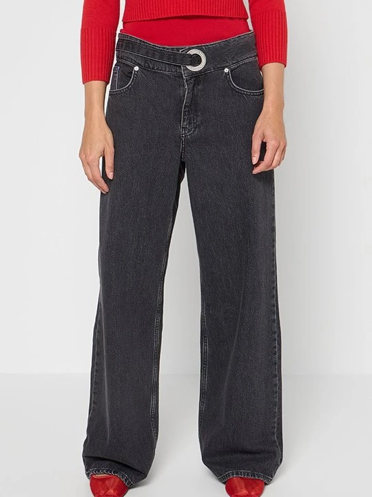 Zdjęcie produktu Wide leg KARL LAGERFELD czarny