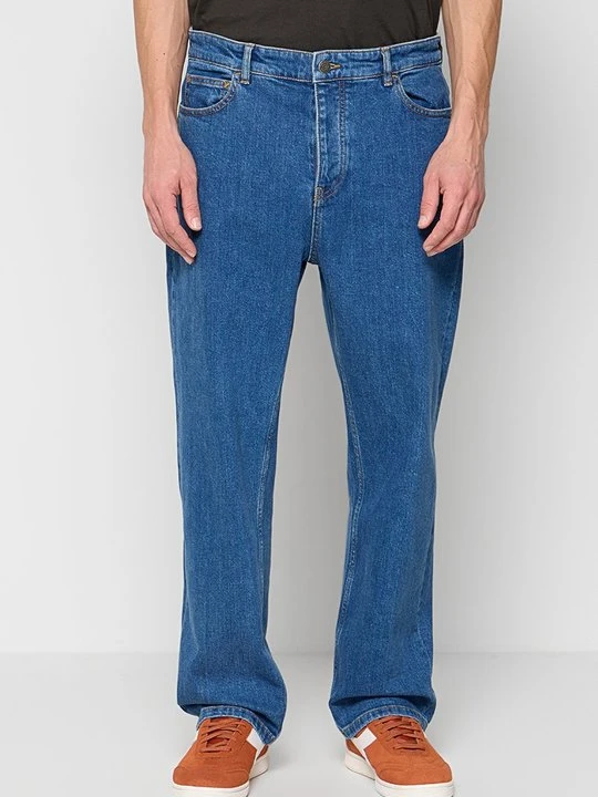 Zdjęcie produktu Wide leg KnowledgeCotton Apparel niebieski