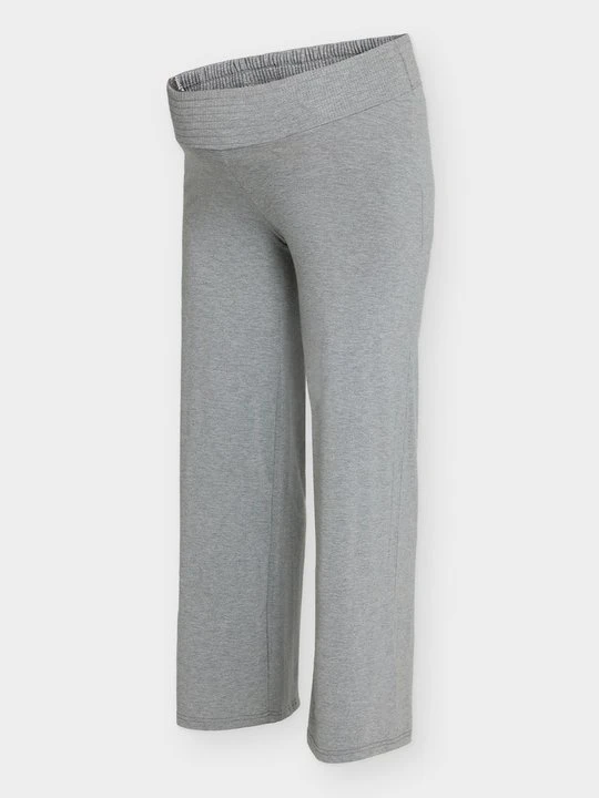 Zdjęcie produktu Wide leg Mamalicious jasnoszary melanż